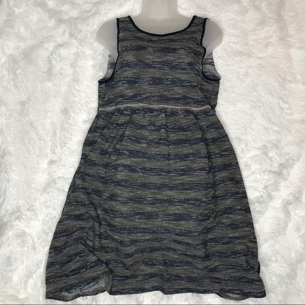 Free people boho oversized blue dress NWOT